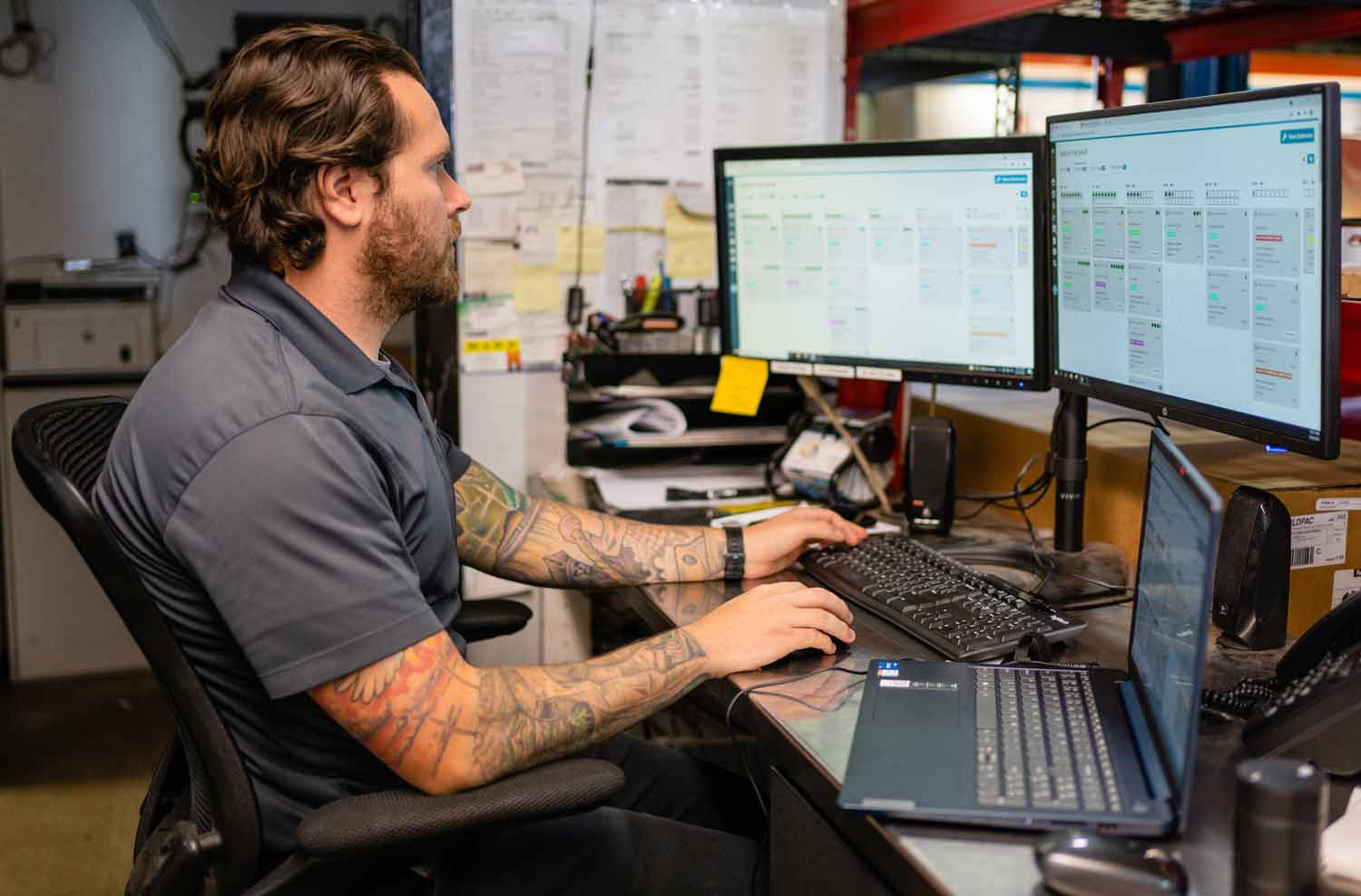 Shop-Ware uses advanced search, data models, and user tools to remove the burden from service writers